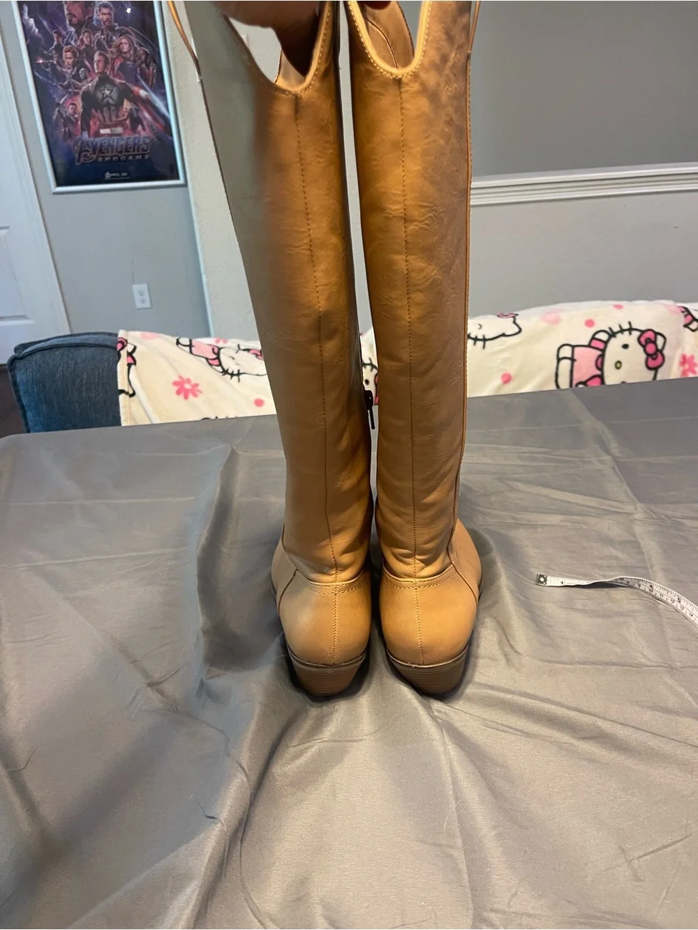 Target Women's Tan Over-the-Knee Western Pull-On Boots